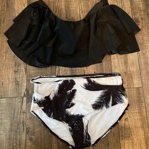 XXL Swimsuit Bikini Palm Tree